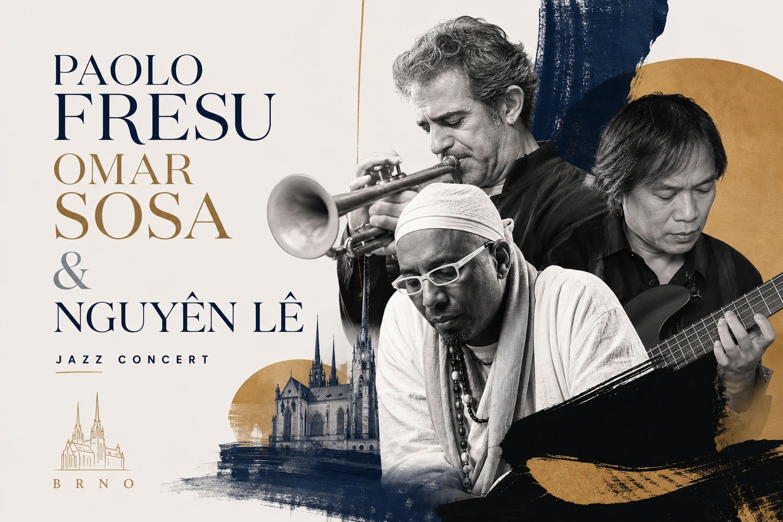Paolo Fresu, Omar Sosa & Nguyên Lê – Jazz Concert 2026 cover