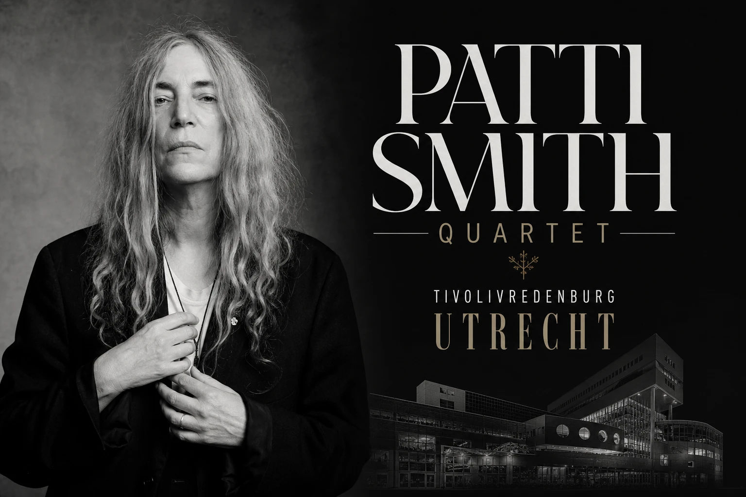 Patti Smith Quartet at TivoliVredenburg Utrecht 2026 cover
