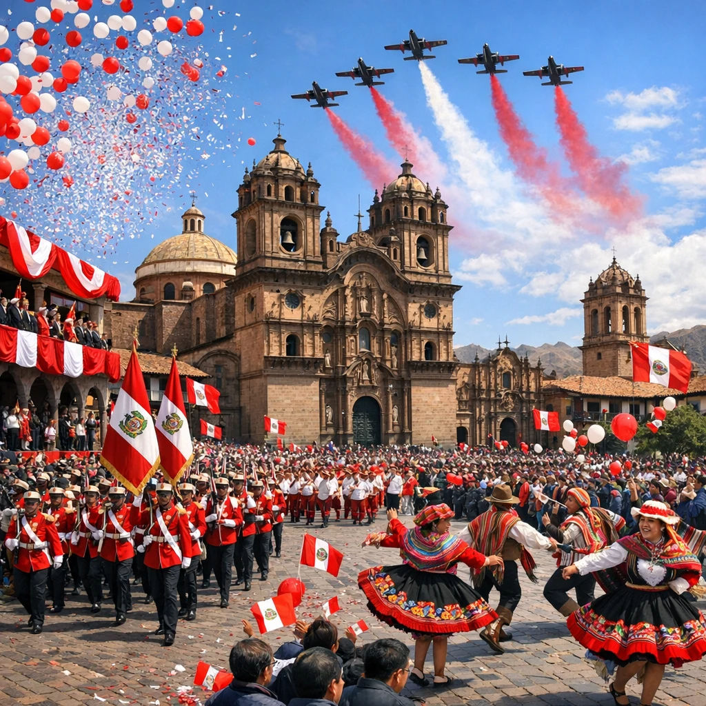 Peruvian Independence Day (Fiestas Patrias) 2026 in Cusco cover