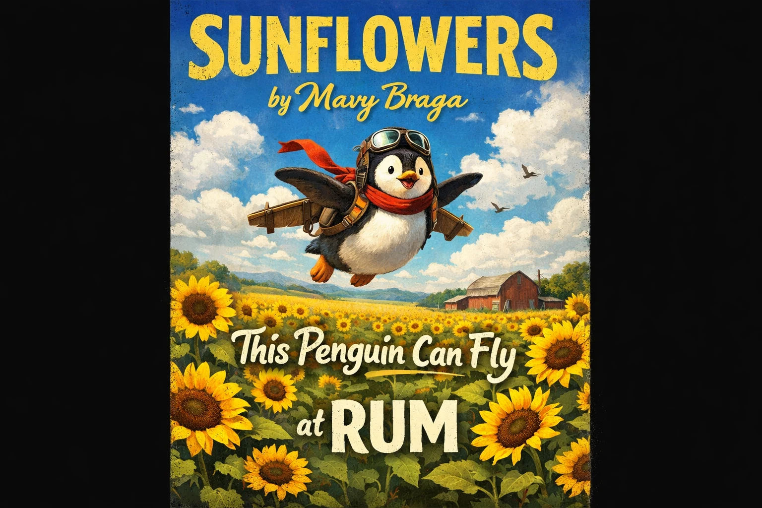 SUNFLOWERS and This Penguin Can Fly at RUM by Mavy Braga: 2026 cover