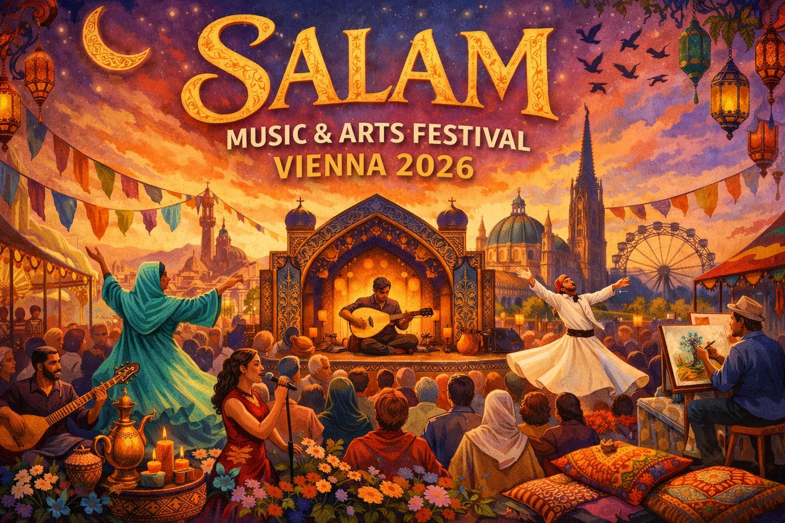 Salam Music & Arts Festival Vienna 2026 - Festival / World Music / Arab Arts / Culture event in Vienna