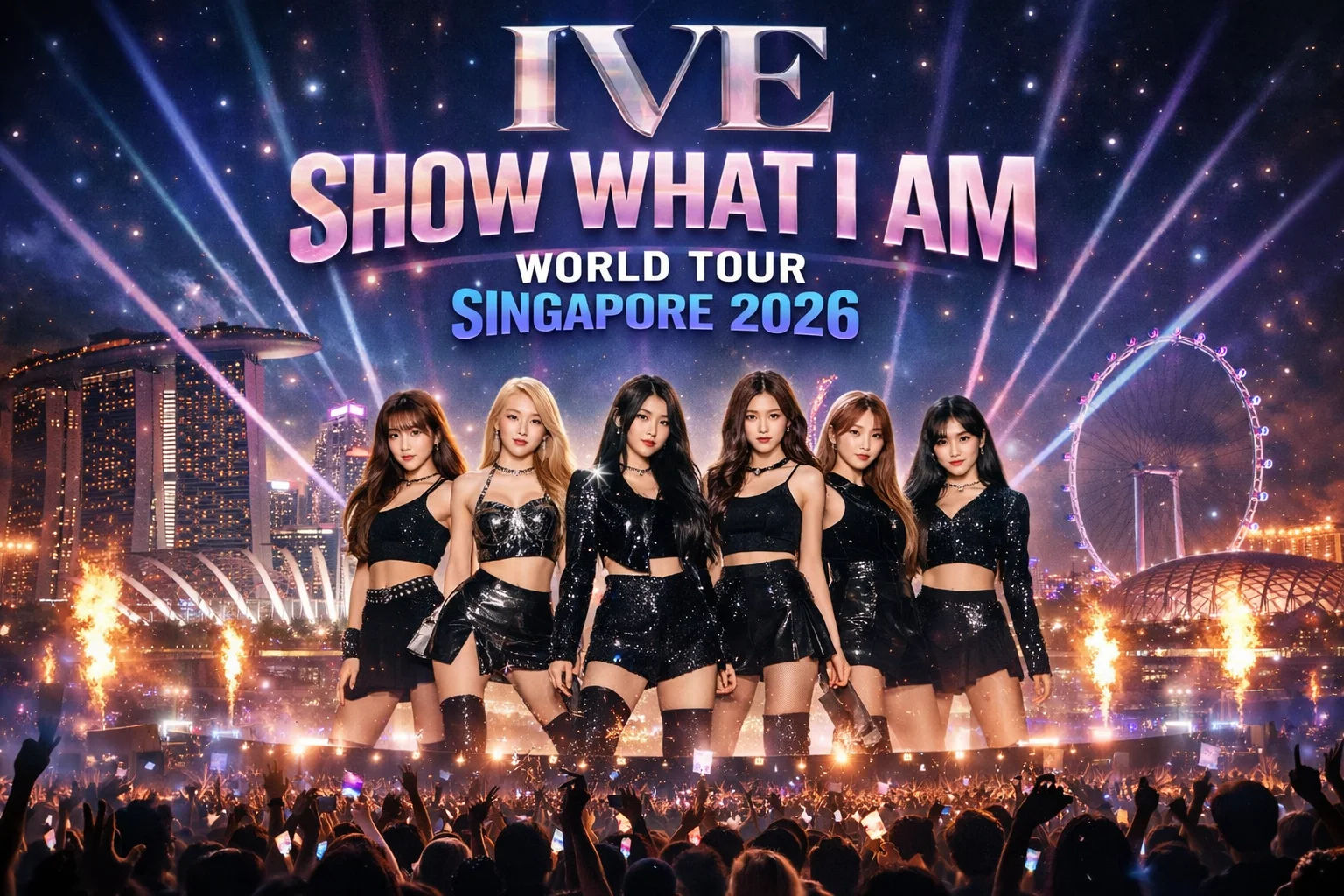 IVE SHOW WHAT I AM World Tour Singapore 2026 cover
