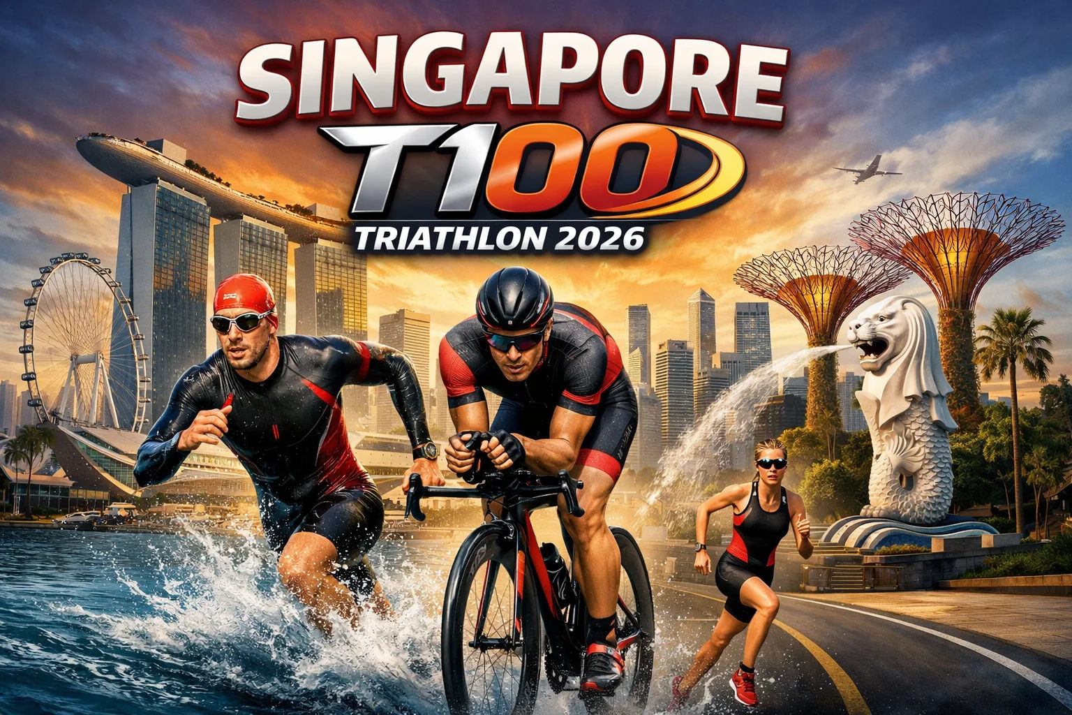 Singapore T100 Triathlon 2026 cover