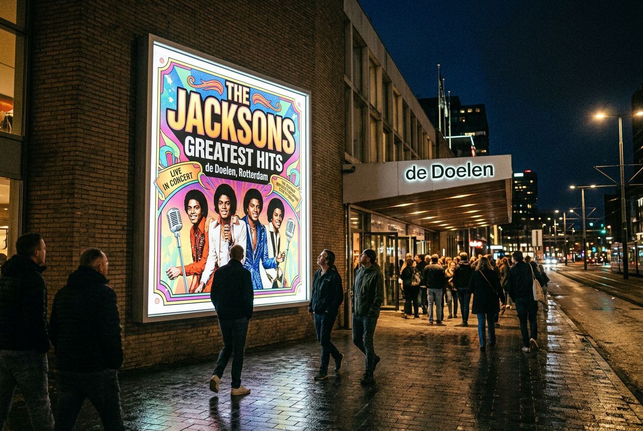 The Jacksons – Greatest Hits at de Doelen Rotterdam 2026 cover