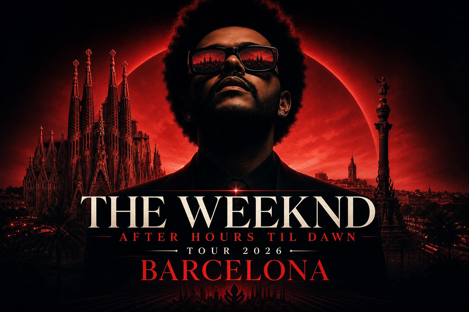 The Weeknd – After Hours Til Dawn Tour 2026 cover
