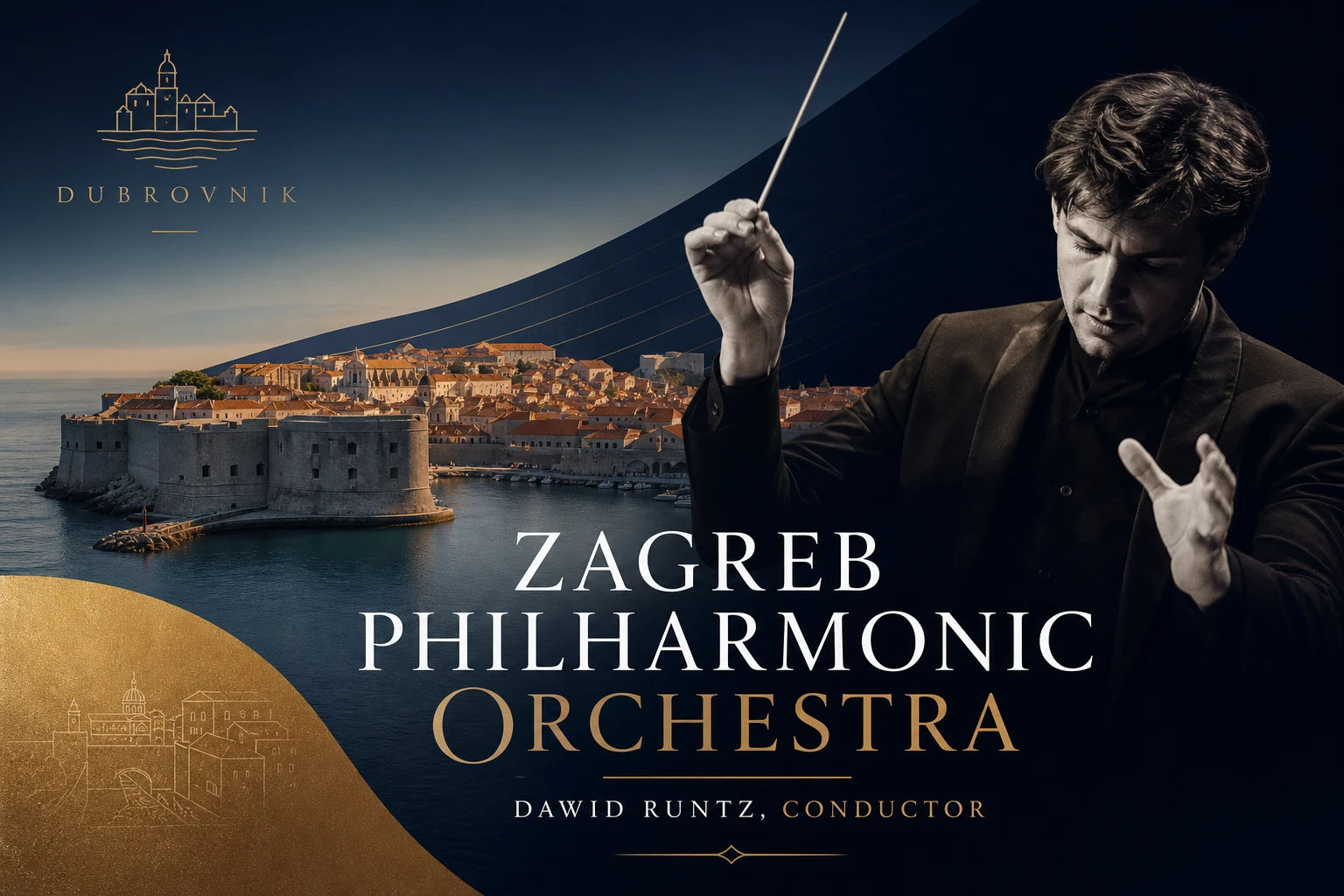 The Zagreb Philharmonic Orchestra – Dawid Runtz, Conductor 2026 - Music / Classical event in Dubrovnik, Croatia