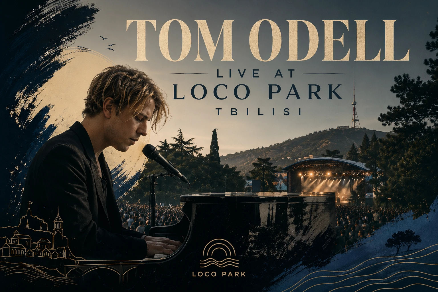 Tom Odell Live at Loco Park, Tbilisi 2026 cover