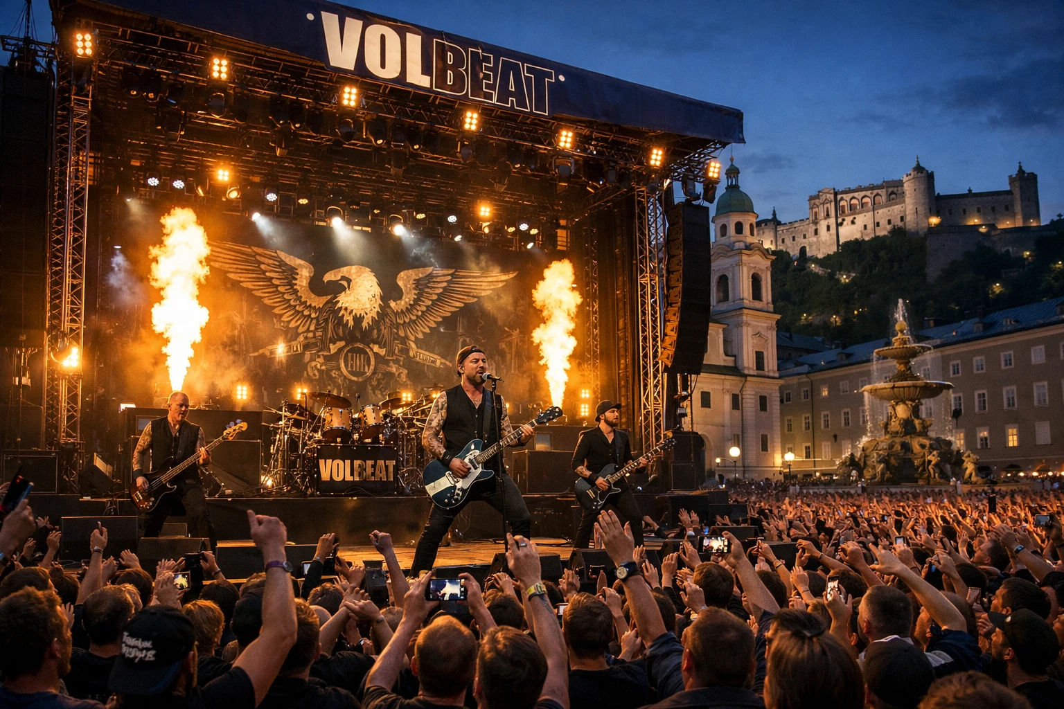 Volbeat at Residenzplatz Salzburg 2026 - Music / Rock / Metal / Open-Air event in Salzburg
