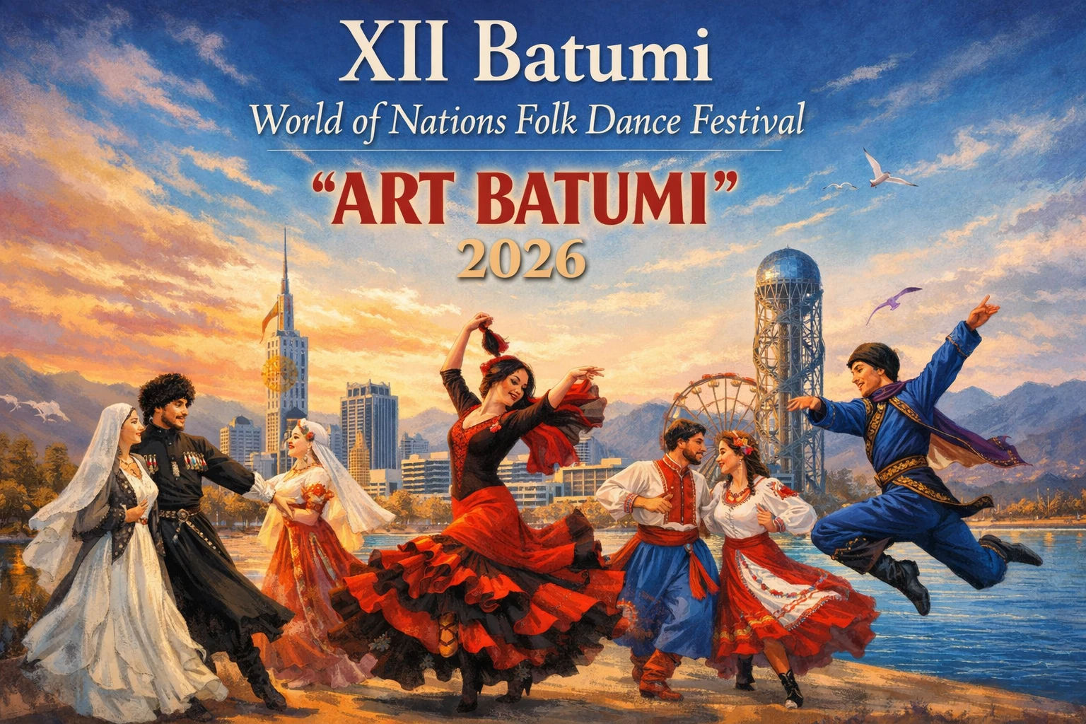 XII Batumi World of Nations Folk Dance Festival "ART BATUMI" 2026 cover
