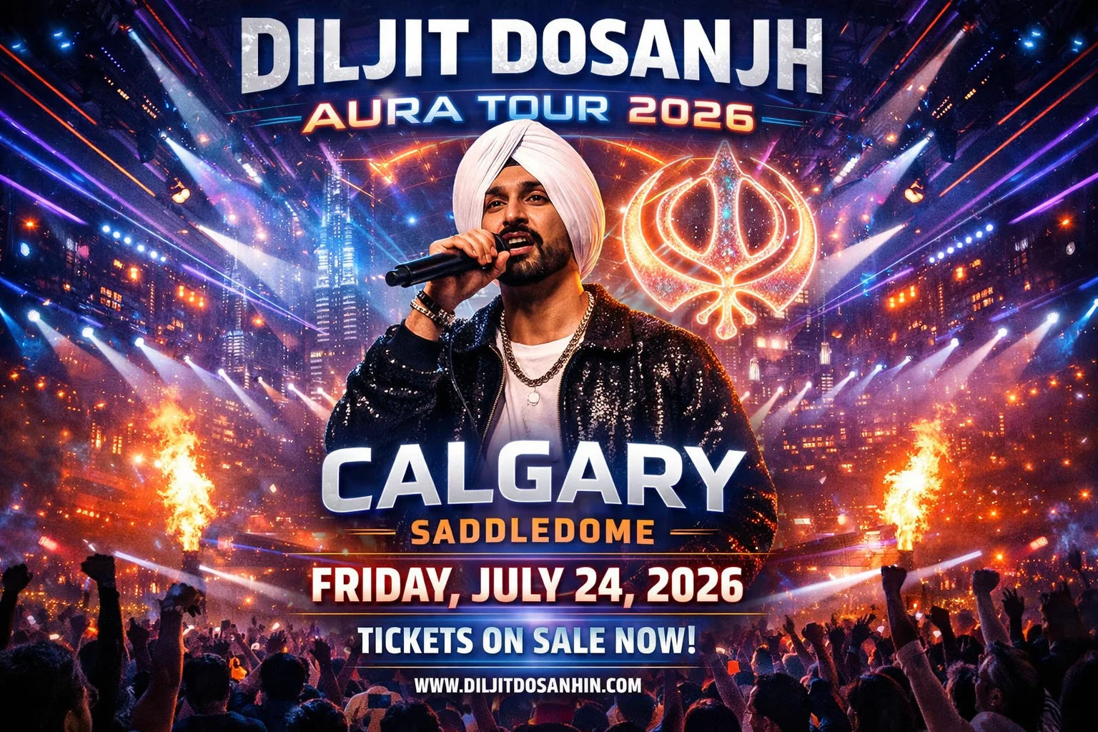 Diljit Dosanjh Calgary Aura Tour 2026: Tickets & Tips