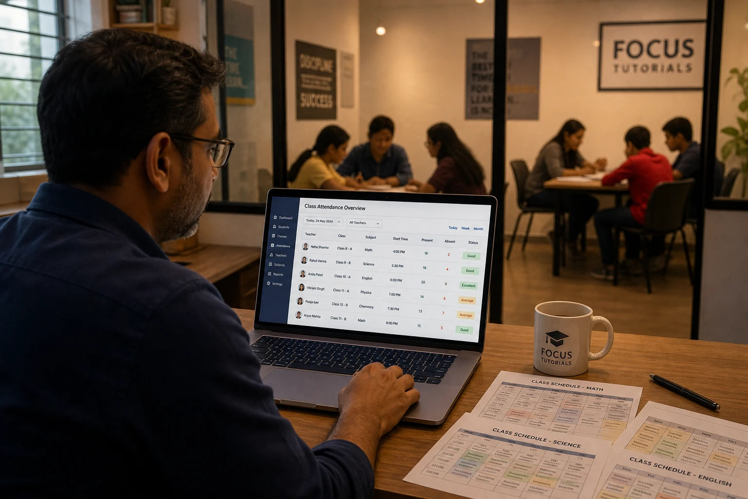 How to Manage Attendance for a Coaching Center With Multiple Teachers