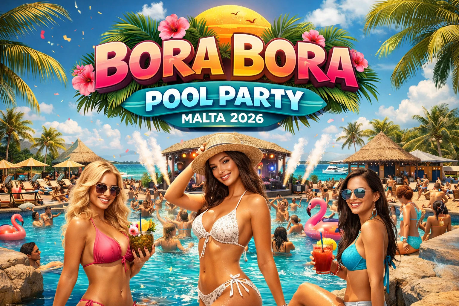Bora Bora Pool Party Malta 2026