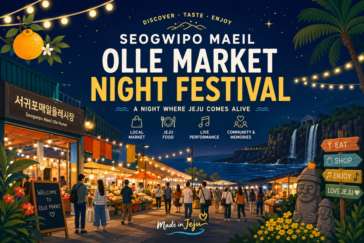 Seogwipo Maeil Olle Market Night Festival 2026