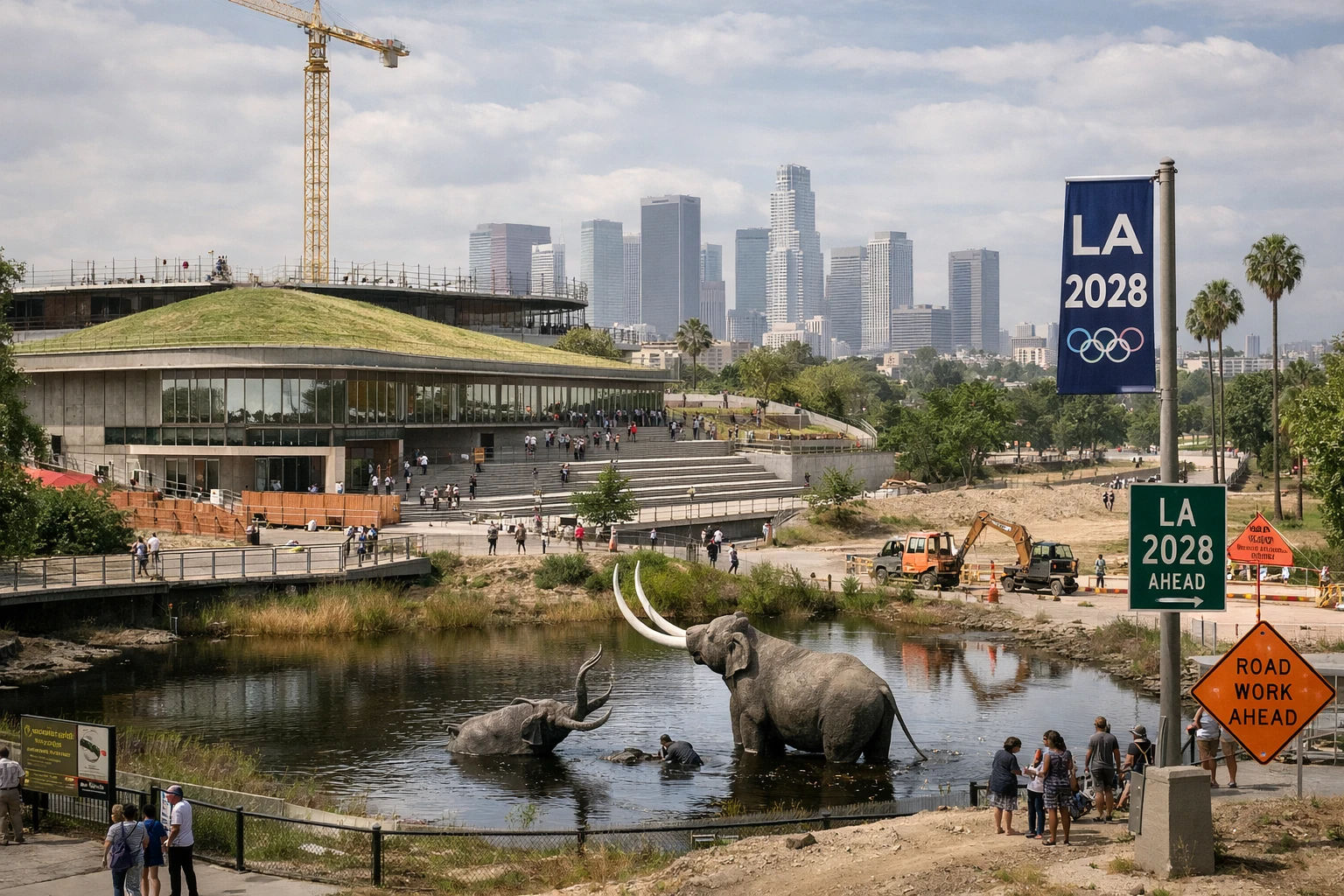 La Brea Tar Pits Redesign: New Renderings and What's Coming