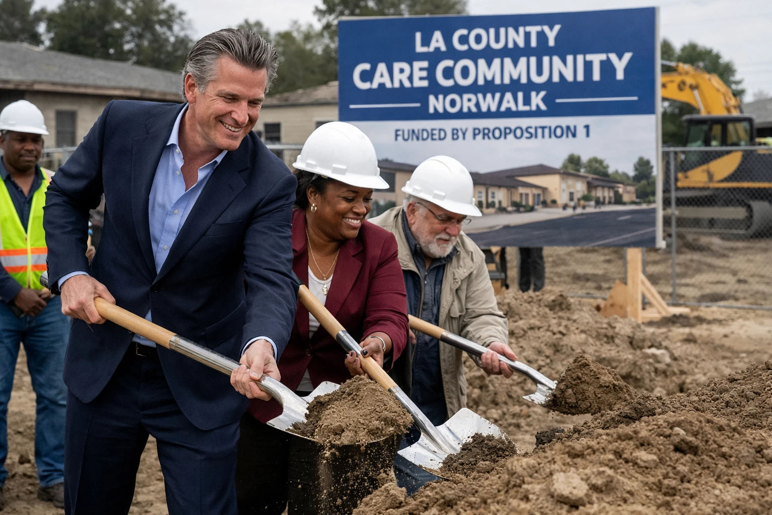 Newsom Commits $65M to Build LA Mental Health Campus