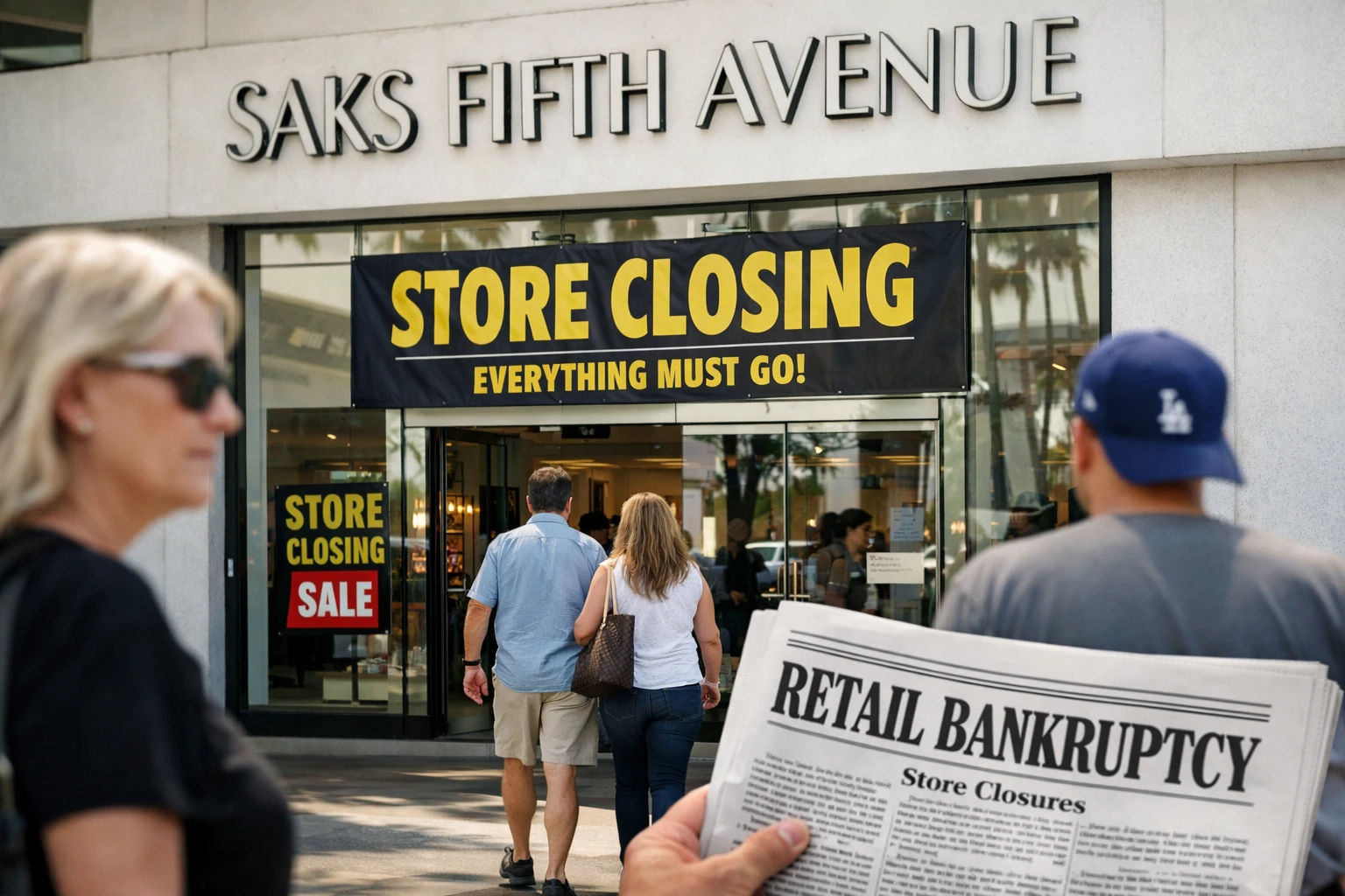 Saks and Neiman Marcus Closures Reshape SoCal Shopping