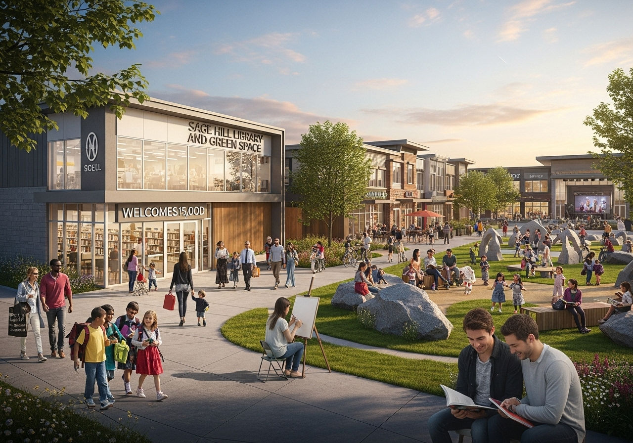 Sage Hill Gets Permanent Library & Green Space: A New Chapter for Calgary's Northwest