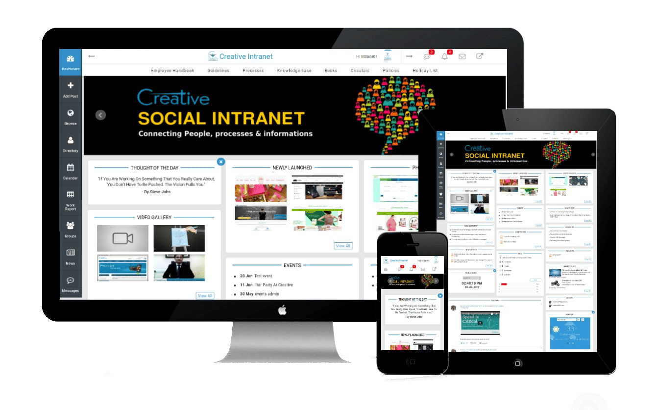 Intranet Solutions creative Social Intranet