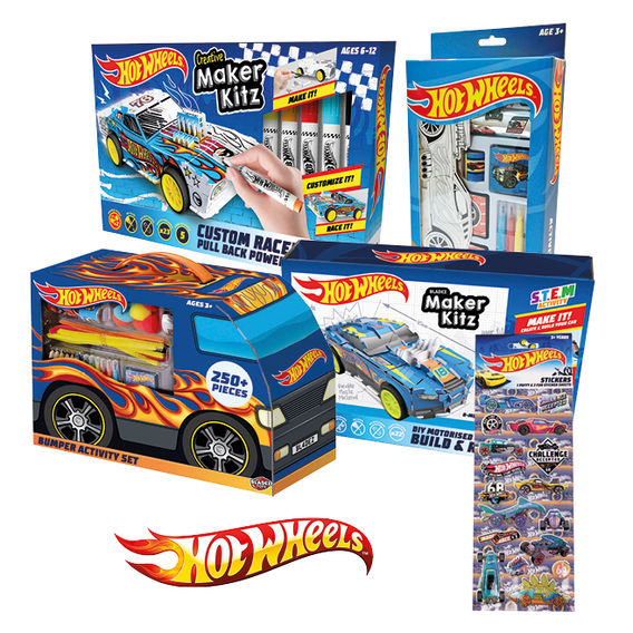 Hot Wheels Activity & Maker Bundle