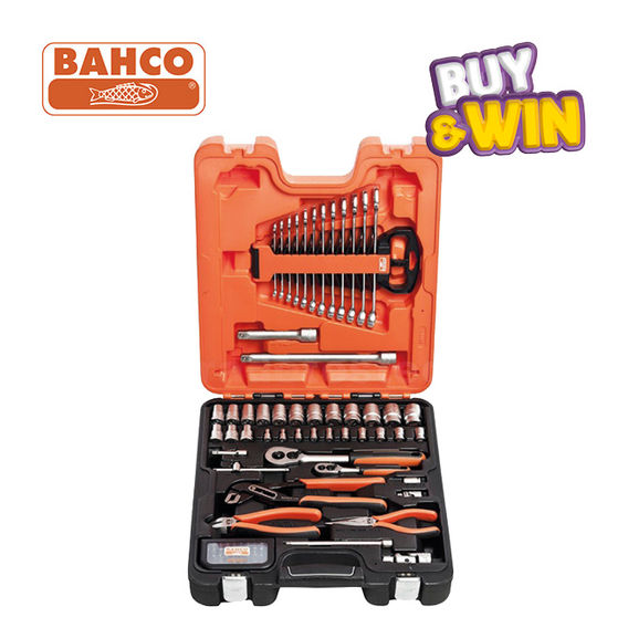 Bahco 81 Piece Socket Spanner & Pliers Set