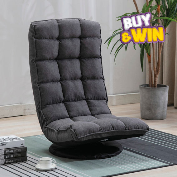 Halo Swivel Floor Chair Grey