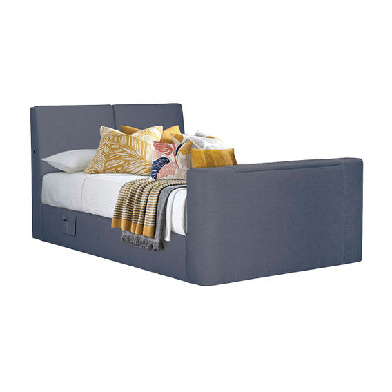 Galaxy TV Bed Queen Light Grey