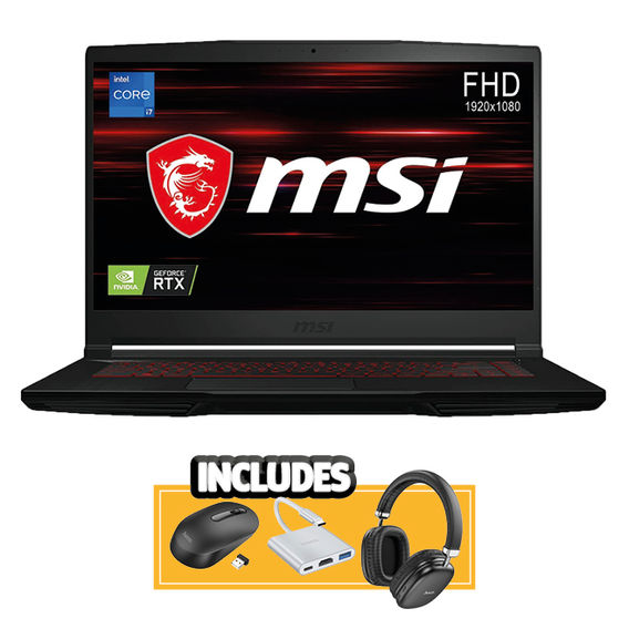 MSI Thin 15.6In FHD Gaming Laptop i5