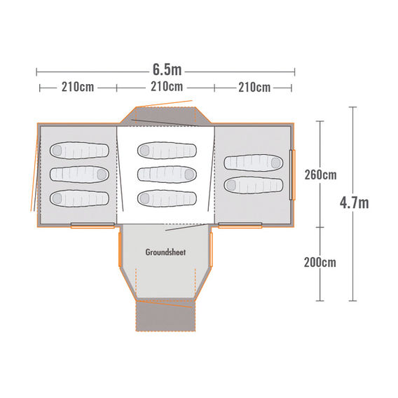 Takahe 8 Family Dome Tent