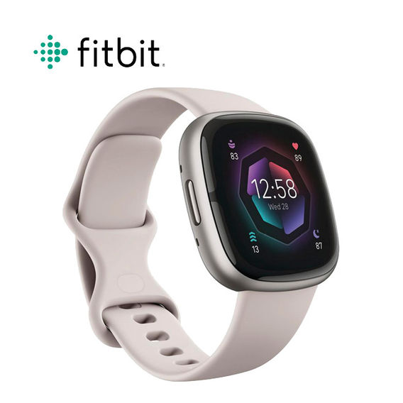 Fitbit Sense 2 - Lunar White/Platinum