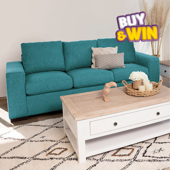 Marley 3 Seater - Turquoise