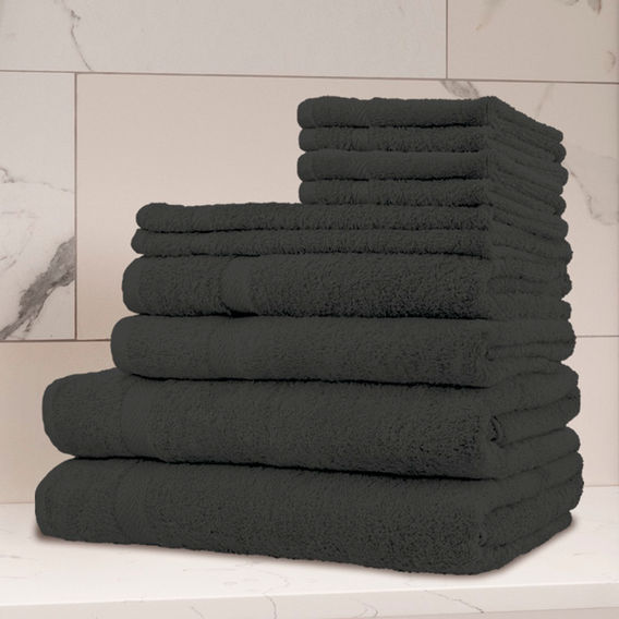 Marlborough Bath Towel 10PK - Charcoal