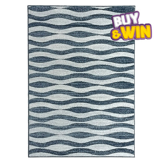 Asana Wave Rug Blue/Grey - 200 x 300