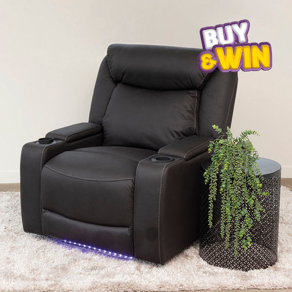 Excalibur Electric Recliner - Charcoal