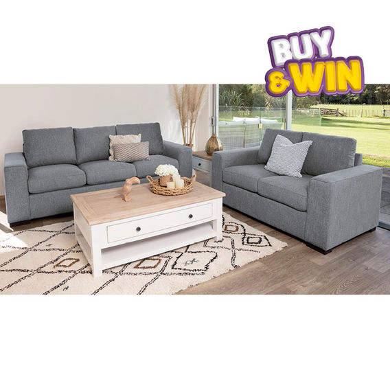 Marley 3 + 2 Seater - Charcoal - Save100