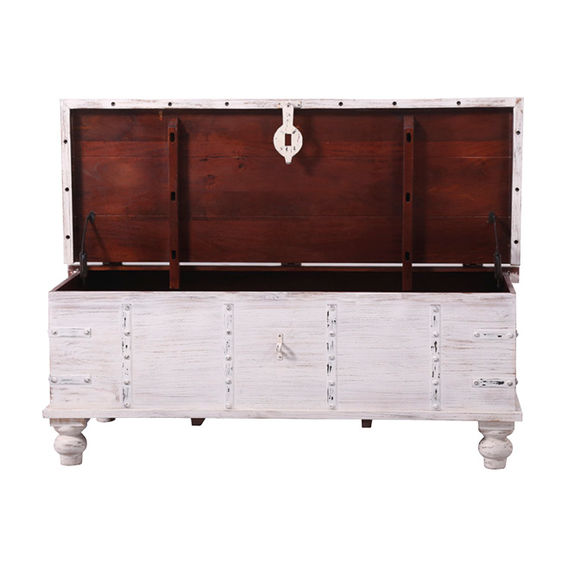 Pushkar Storage Trunk White