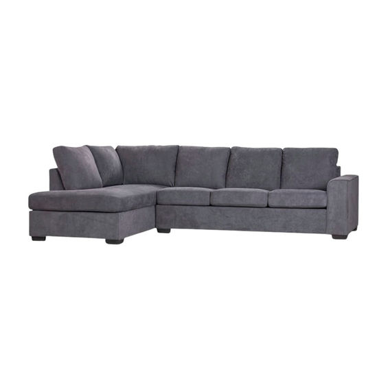 Kristie 3 Seater w/LHF Chaise - Dark Grey