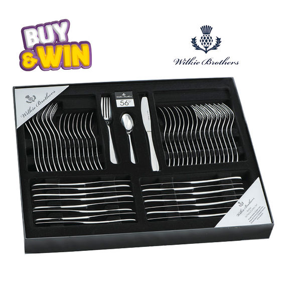 Wilkie Brothers 56 piece Cutlery set