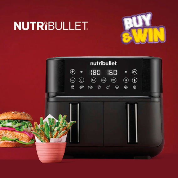 NutriBullet Twin Drawer Air Fryer