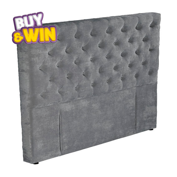 Woodstock Headboard Charcoal - Queen