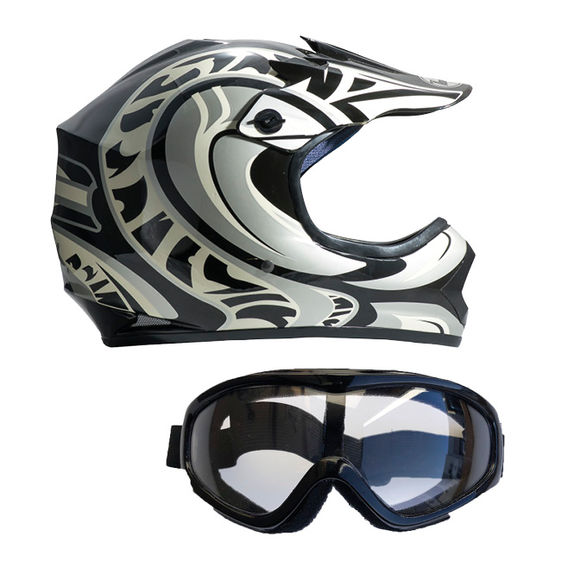 Off Road Helmet & Goggles Kids - XXL