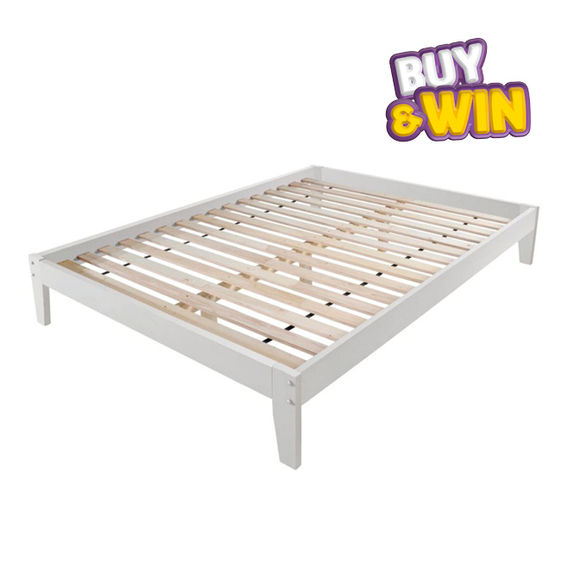 Sovo Bed White - King