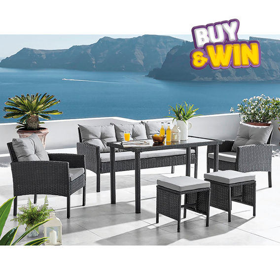 Ettaro 6 Piece Outdoor Set