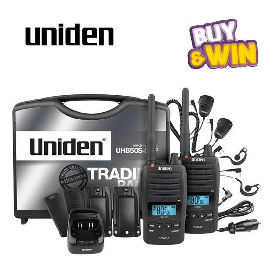 Uniden UHF Waterproof CB Handheld (Tradies Pack)