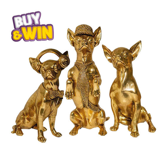 Set of 3 Chiwawa Figurines