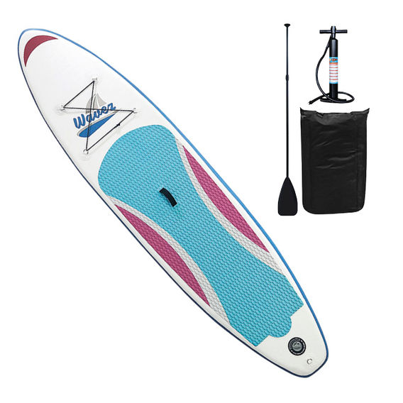 Inflatable SUP 3.05m Stand Up Paddleboard - Blue/Pink