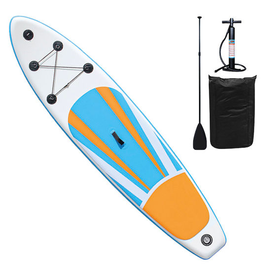 Inflatable SUP 3.05m Stand Up Paddleboard - Blue/Yellow