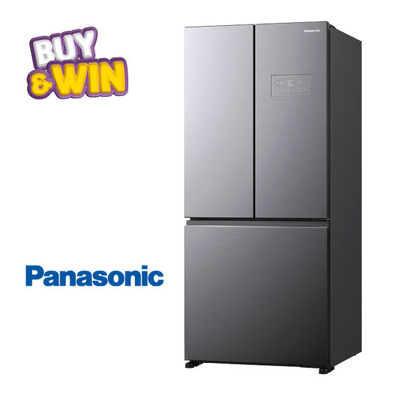 Panasonic 500L Refrigerator Stainless Steel