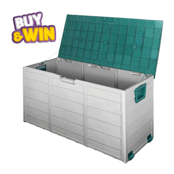 280L Garden Storage Box - Green