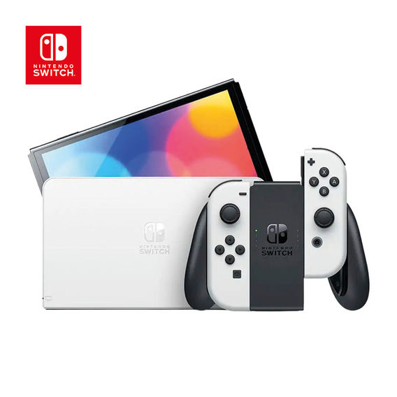 Nintendo Switch OLED  Console (White) Bundle