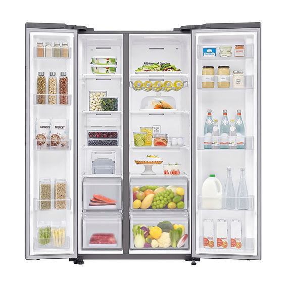 Samsung 655L Side By Side Fridge Silver